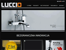 Tablet Screenshot of luccio.pl